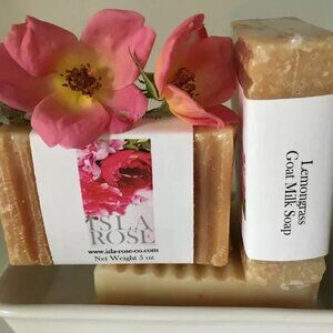 LEMONGRASS GOAT MILK ORGANIC SOAP